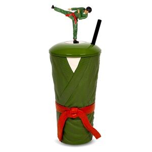 Karate Kid : Legends - Large Tumbler Gripper Cup w/ Topper & Straw - BN